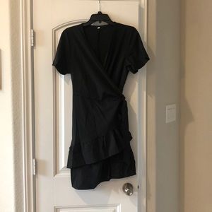 Brand new black wrap dress